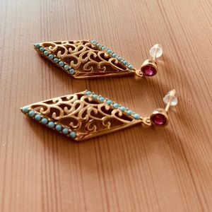 New Earrings/ Alloy & calaite